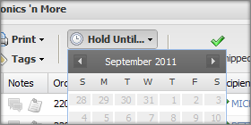 Placing Orders On Hold