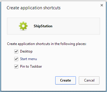 Making ShipStation a Native Windows App Using Google Chrome - Step 3