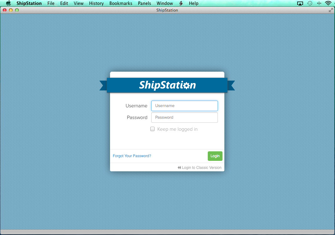 Making ShipStation a Native Mac App Using Fluid - Preview