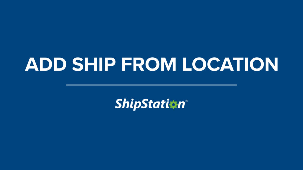 How to Ship Orders Video Tutorial ShipStation UK