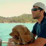 Andrew & his dog, Chloe