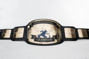 fantasy football belt - black-gold