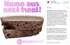 Paleo Treat's Instagram contest