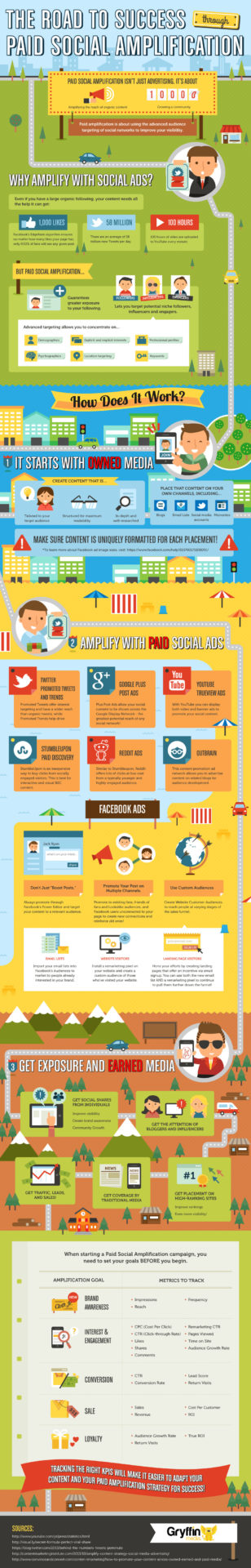 paid social infographic