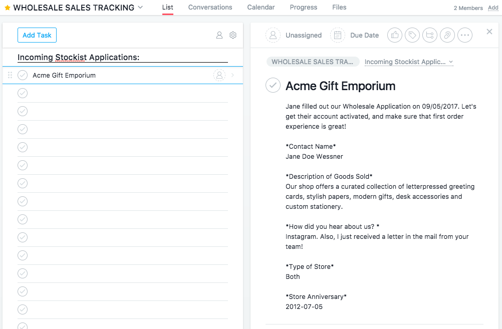 Asana + Zapier