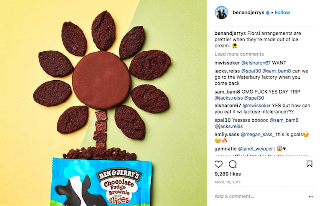 Instagram Marketing - Ben & Jerry's