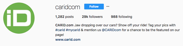 Instagram Marketing - CARiD