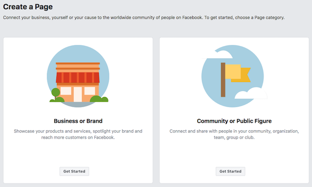 Facebook Page for Your Business - Create a Page