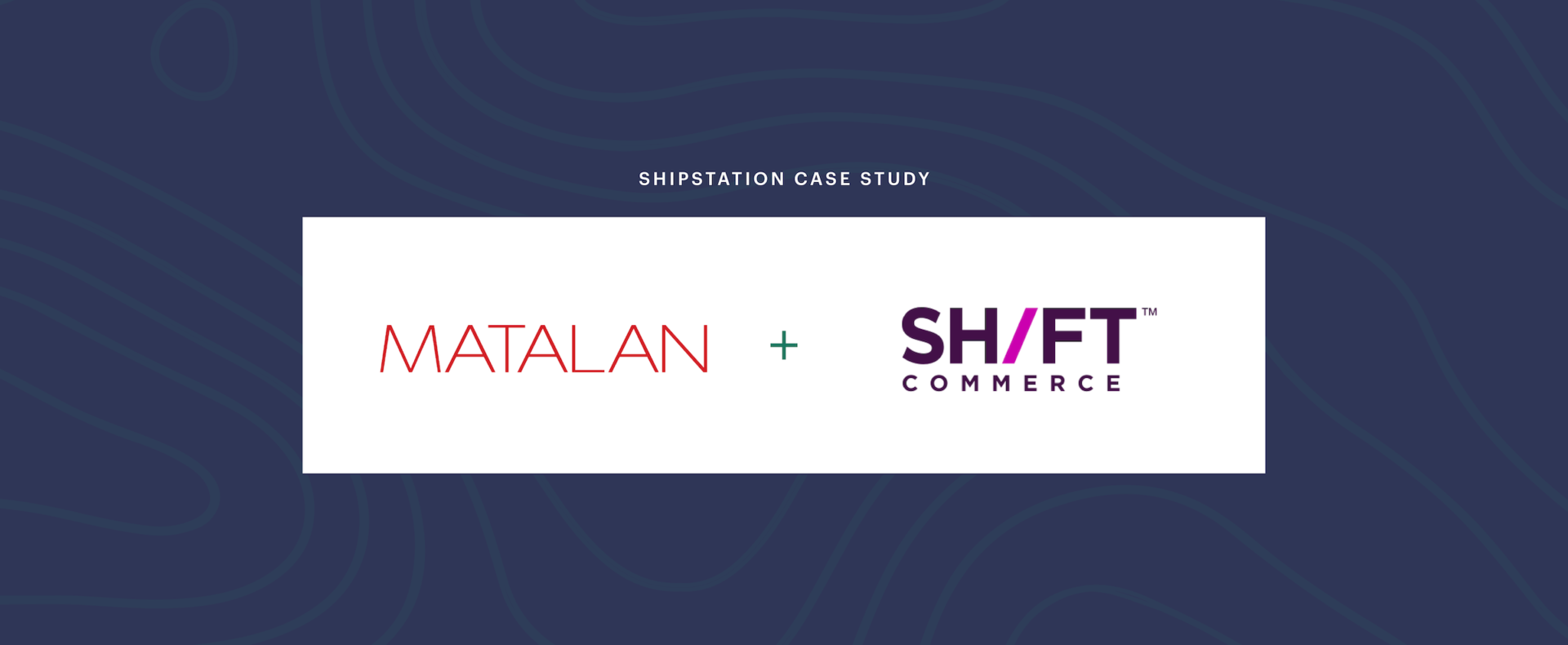 Matalan UK and SHIFT Commerce logos with plus sign in between to indicate partnership