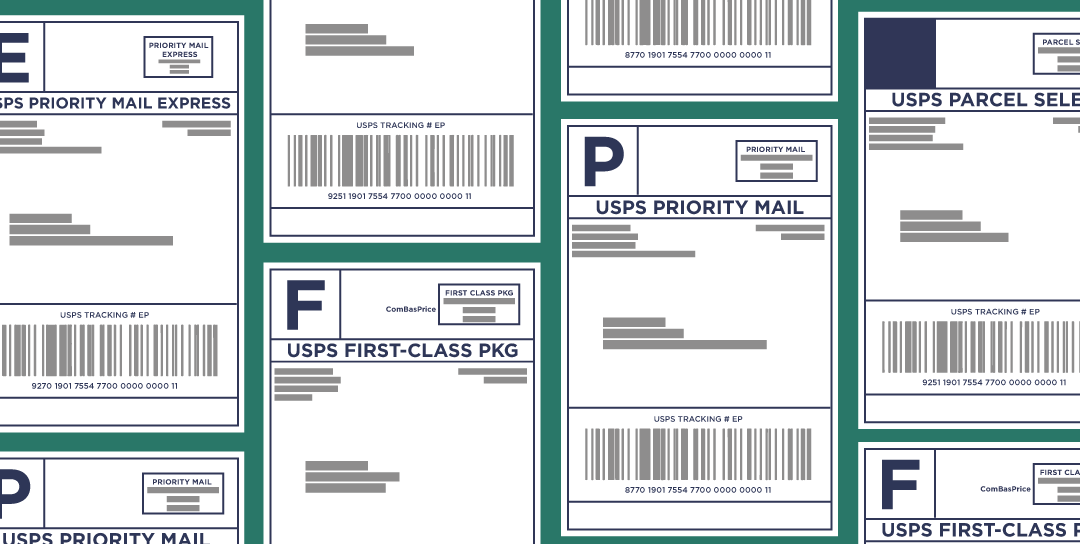 USPS First Class Shipping Label
