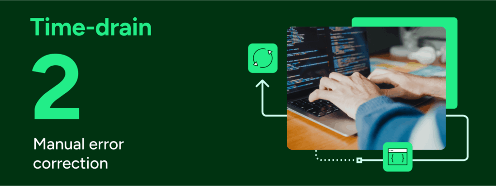 time-drain 2 manual error correction