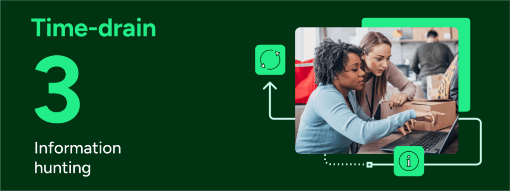 time-drain 3 information hunting