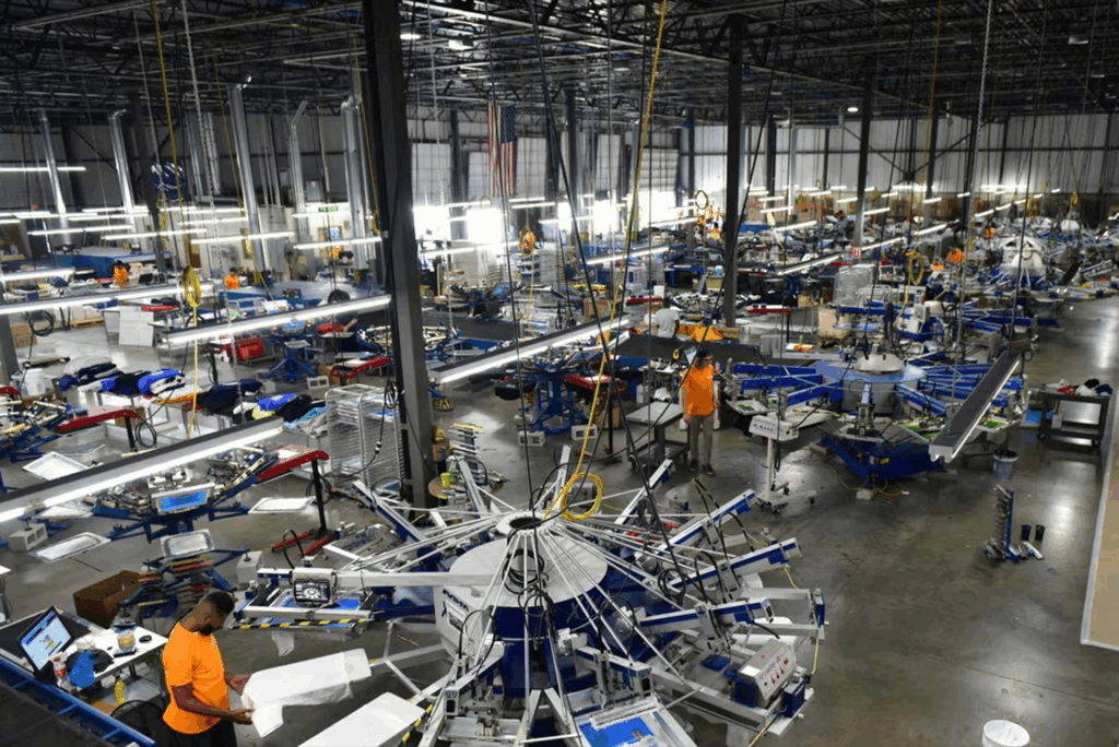 rush order tees high-volume fulfillment facility