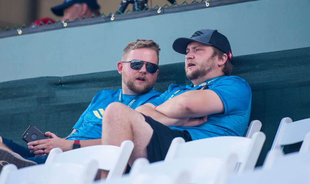 Selkirk brothers pickleball match