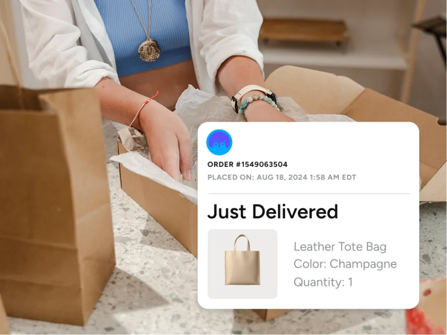 custom branded shipping