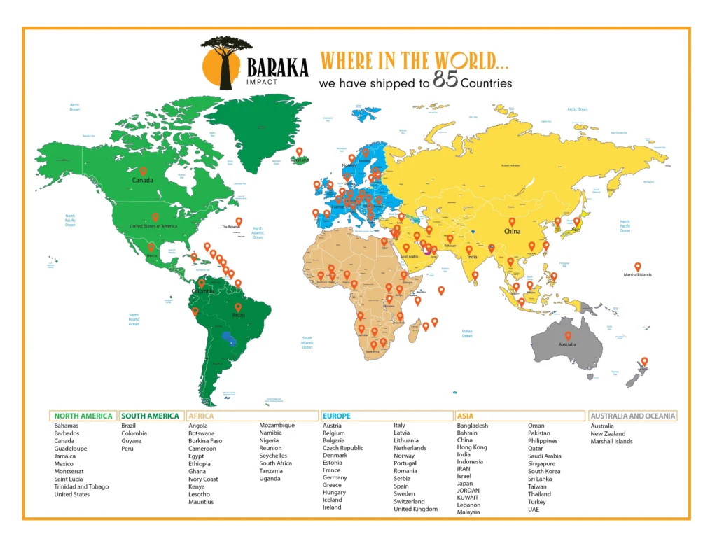 baraka shea butter shipping locator
