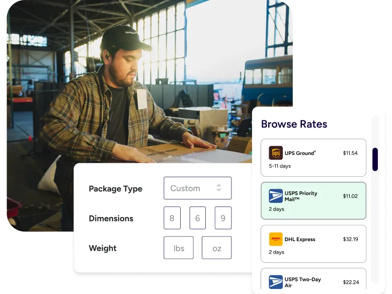 USPS international shipping options