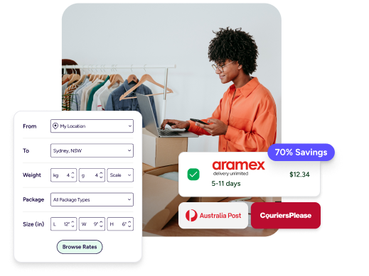 Shipstation, carrier rates, multi-carrier shipping, ecommerce, aramex, australia post, couriers please