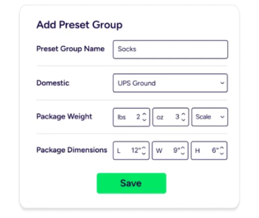 Preset Groups applying defaults across products