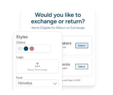 Automatic return approval and exchange routing