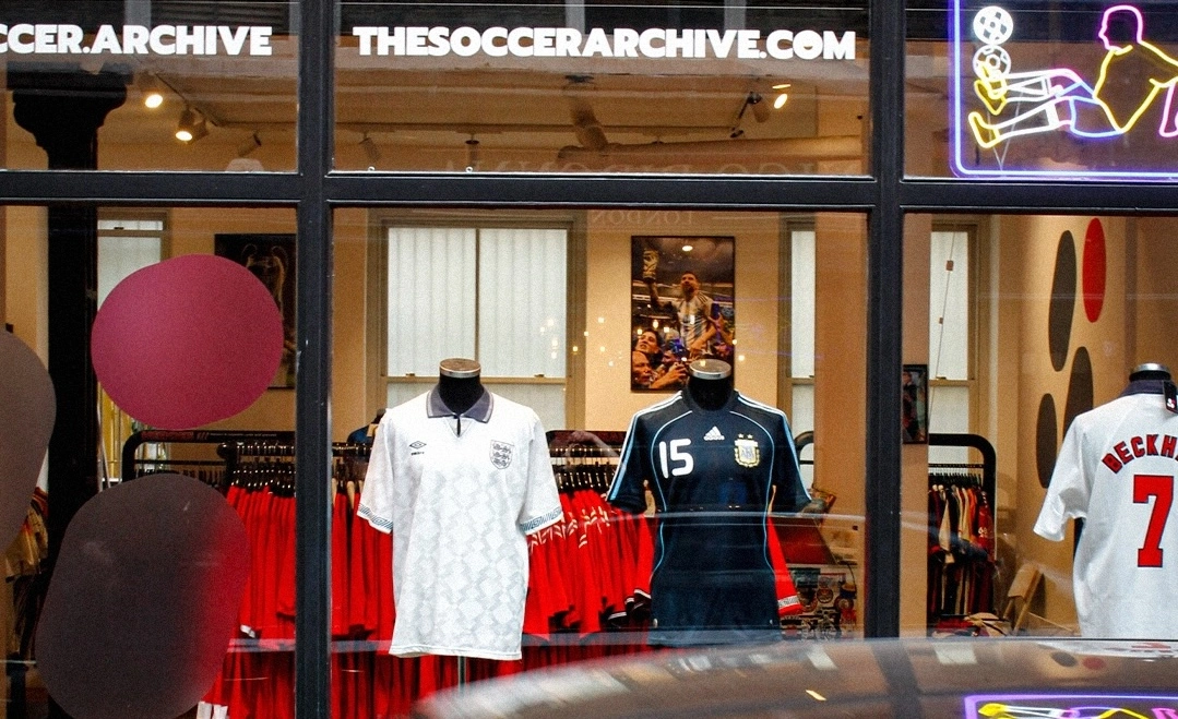 the soccer archive storefront